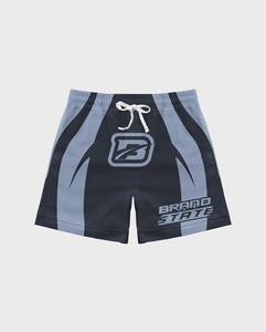 100% poliéster sublimación cordón cintura pantalones cortos de tela de malla para hombres transpirable verano ropa personalizada pantalones cortos para hombres - Product Image 5