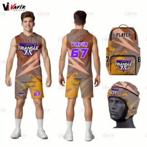 Digital Print Breathable Quick Dry Anti-Bacterial 7 on 7 Football Uniforms in New Design High Quality <b>Compression</b> Uniform - Product Image 3
