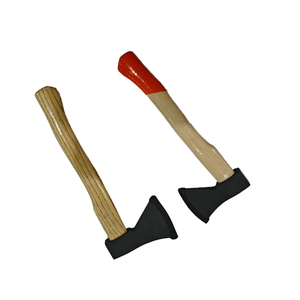 ขวานเหล็กด้ามไม้สำหรับงานก่อสร้างอุตสาหกรรมมืออาชีพ หัวขวานเหล็กกล้าคาร์บอน สำหรับตัดและผ่าไม้ - Product Image 4