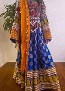 LAS MUJERES DE ALTA CALIDAD LLEVAN VESTIDOS TRADICIONALES AFGHANI KUCHI A PRECIO AL POR MAYOR OEM - Product Image 3