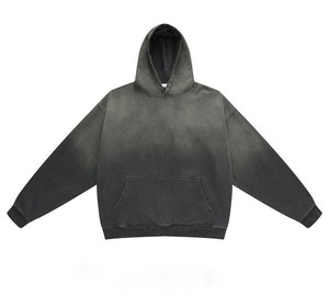 2024 haute qualité 100% coton entraînement vêtements de sport haut Design à la mode hommes Hip Hop Jogging sweats à capuche avant Logo hiver caractéristiques solide - Product Image 4