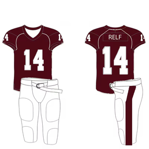 เครื่องแบบอเมริกันฟุตบอลพิมพ์ลายซับลิเมชันงาน OEM เครื่องแบบแห้งเร็วปรับแต่งได้อย่างเต็มที่ - Product Image 3