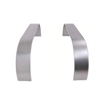 Garde-boue en acier pour semi-remorque de camion, personnalisation en gros, garde-boue de camion à essieu simple, garde-boue de camion rond avec plaque arrière soudée