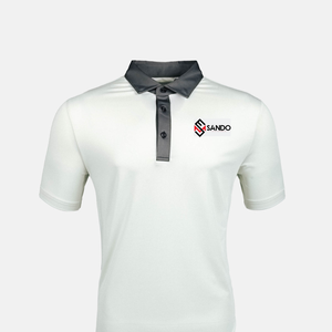 เสื้อโปโลสำหรับเล่นกอล์ฟเสื้อโปโลผ้าถักกันความชื้นผ้าวิค - Product Image 6