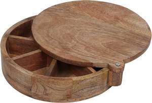 Dernière conception de boîte utilitaire en bois faite à la main Fabricant et exportateur en gros d'Épices carrées fabriquées à la main - Product Image 2