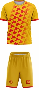 Uniformes de fútbol Ropa deportiva transpirable Camiseta de fútbol sublimada Uniforme de fútbol personalizable - Product Image 2