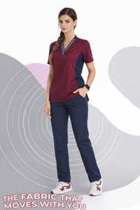 Uniformes Médicos Blancos Unisex de Poliéster/Algodón, Tejidos, Personalizados, OEM, de Fábrica de Spandex, Ideales para Exportación, de Gujarat - Product Image 3