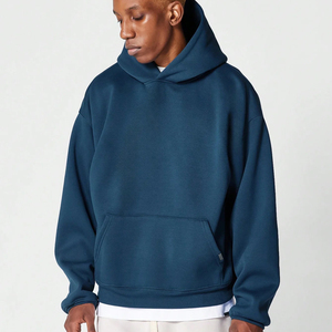 Sweats à capuche personnalisés surdimensionnés OEM en coton éponge français de qualité supérieure avec fermeture à glissière frontale de haute qualité pour hommes et femmes Poids lourd - Product Image 3