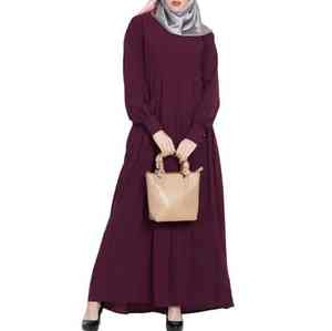 Islamic Apparel Women Abaya Kaftan Hijab Stylish Breathable Latest Design Polyester Made <b>Long</b> <b>Dress</b> Islamic Hijab - Product Image 6