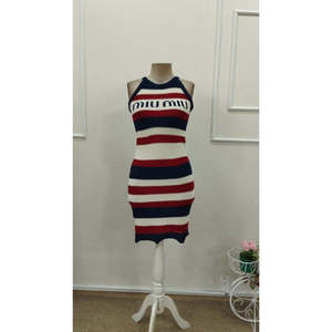 Vestido Mini de Punto Multicolor con Hombros Descubiertos para Mujer, Marca Jane's, Ropa Casual Elegante para Damas Modernas - Product Image 4