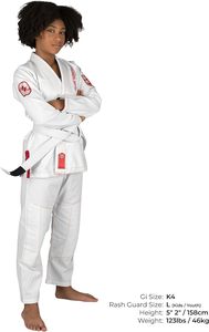 Kimono personalizado para niños Jiu Jitsu Gi tela preencogida BJJ cinturón blanco incluido ropa de artes marciales traje de entrenamiento para niños y jóvenes - Product Image 3