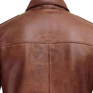 เสื้อแจ็คเก็ตหนังผู้ชายกันลมสำหรับฤดูหนาวกันน้ำ - Product Image 6