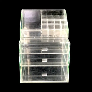 Prix compétitif Plateau organisateur en acrylique rectangulaire transparent Plateau d'affichage coloré en matière plastique pour porte-stylo Vietnam - Product Image 3