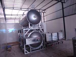 Canning Retort Agua Inmersión Cum Shower Retort Acero inoxidable 304 Vapor Agua Spray Retort Esterilizador - Product Image 3