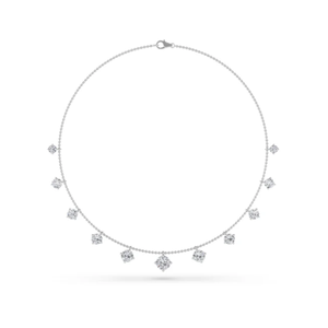 Magasinez un élégant collier de diamants de laboratoire Quad Fine Line pour femmes, parfait pour un usage quotidien, des looks de bureau et des fêtes - Product Image 2