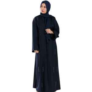 Long Maxi traditionnel musulman arrivée Designer broderie Abaya pour adultes à la main soie Satin matériel taille libre dubaï vêtements - Product Image 1
