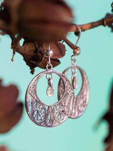 แชนด์บาลีต่างหูเม็ดกลมแวววาวเครื่องประดับแฟชั่นจากอินเดีย - Product Image 2