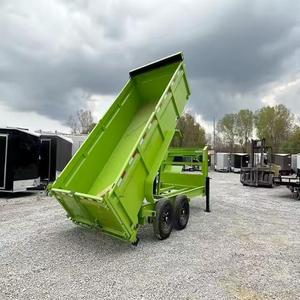 2 Axles Hydraulic Dump <b>Trailer</b> Farm Tipping <b>Tractor</b> Haul <b>Trailer</b> Agricultural Transport Utility <b>Trailer</b> - Product Image 6