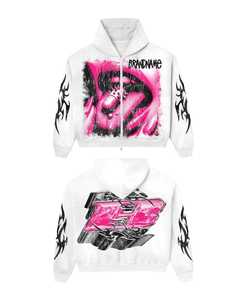 Sudadera con Capucha de Alta Calidad de 420 g/m², Estampado Puff, Chándal para Hombre, 100% Algodón, Sudadera con Estampado Serigrafiado, Pantalones Unisex de Invierno - Product Image 2