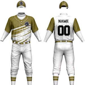 Uniformes de Béisbol y Sóftbol Personalizados Transpirables con Bordado, 100% Poliéster Antibacteriano, Conjuntos Completos - Product Image 6