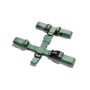 Arnés de Lujo para Perros, Color Verde Militar, Transpirable, de Poliéster Oxford, Arnés Simple y Sólido para Perros Pequeños, Medianos y Grandes, para Paseos al Aire Libre - Product Image 1