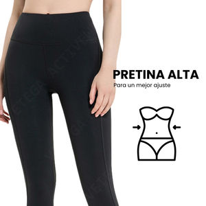 Leggings longs respirants et très élastiques avec maille, confortables et tendance, en tissu tissé serré, vert menthe - Product Image 5