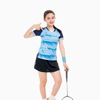 SMASH Vêtements de sport de badminton et de tennis de haute qualité, 100% polyester, légers, respirants, extensibles, avec logo personnalisé