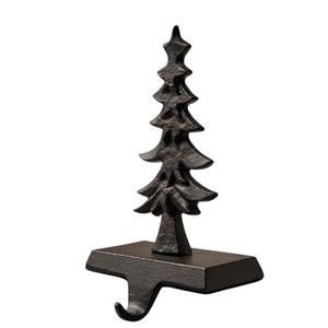 Soporte para Calcetines de Navidad Creativo de Hierro al por Mayor con Estrella en la Parte Superior, Gancho Decorativo de Metal Negro para Repisa, para Decoración del Hogar - Product Image 6