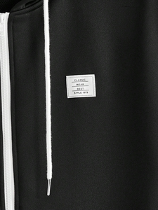 Sweat à capuche sans manches personnalisé pour hommes respirant lavé Sweats à capuche sans manches pour hommes en coton doux vêtements d'été - Product Image 4