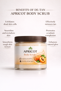Nouveauté : Gommage corporel crème à l'abricot et à la vitamine C, marque privée, pour exfoliation, hydratation et éclaircissement de la peau, tous types de peau - Product Image 3