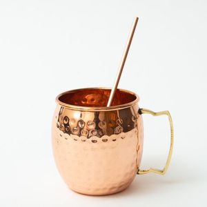 Tazas de mula de cobre de aspecto auténtico con acabado brillante y asas resistentes diseñadas para una bebida de mula de Moscú segura y elegante - Product Image 5