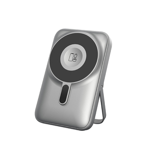 Banco de energía de carga multidispositivo 3 en 1 de 10000mAh PD27W QC18W Indicador de batería de doble cable Soporte plegable Cargador súper rápido - Product Image 1