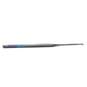 Curette d'oreille Buck #2 coudée émoussée 3.6mm O.D. Base d'instruments chirurgicaux en acier inoxydable de 5 7/8In (15cm) - Product Image 5
