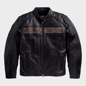 เสื้อแจ็กเก็ตหนัง Harley Davidson ชาย - Product Image 1