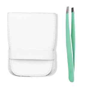 Pince à épiler à sourcils enduite de poudre d'acier inoxydable avec logo personnalisé, pince à cils Échantillons gratuits par Hexa Care avec 2 ans de garantie - Product Image 4