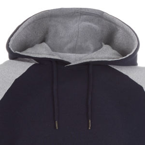 Classique unisexe noir pull à capuche doux coton mélangé poche kangourou cordon réglable chaud Durable sweat pour l'hiver - Product Image 5