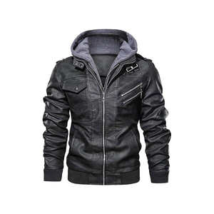 Veste d'hiver pour homme en cuir de vache véritable, respirante, coupe-vent, séchage rapide, décontractée, avec logo personnalisé sur le devant, couleur au choix - Product Image 5