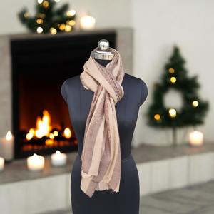 Elegant Premium Zig Zag <b>Pashmina</b> Shawl Handwoven Winter Scarf with Stylish Kashmiri Pattern for <b>Wedding</b> Parties and Gifts - Product Image 3