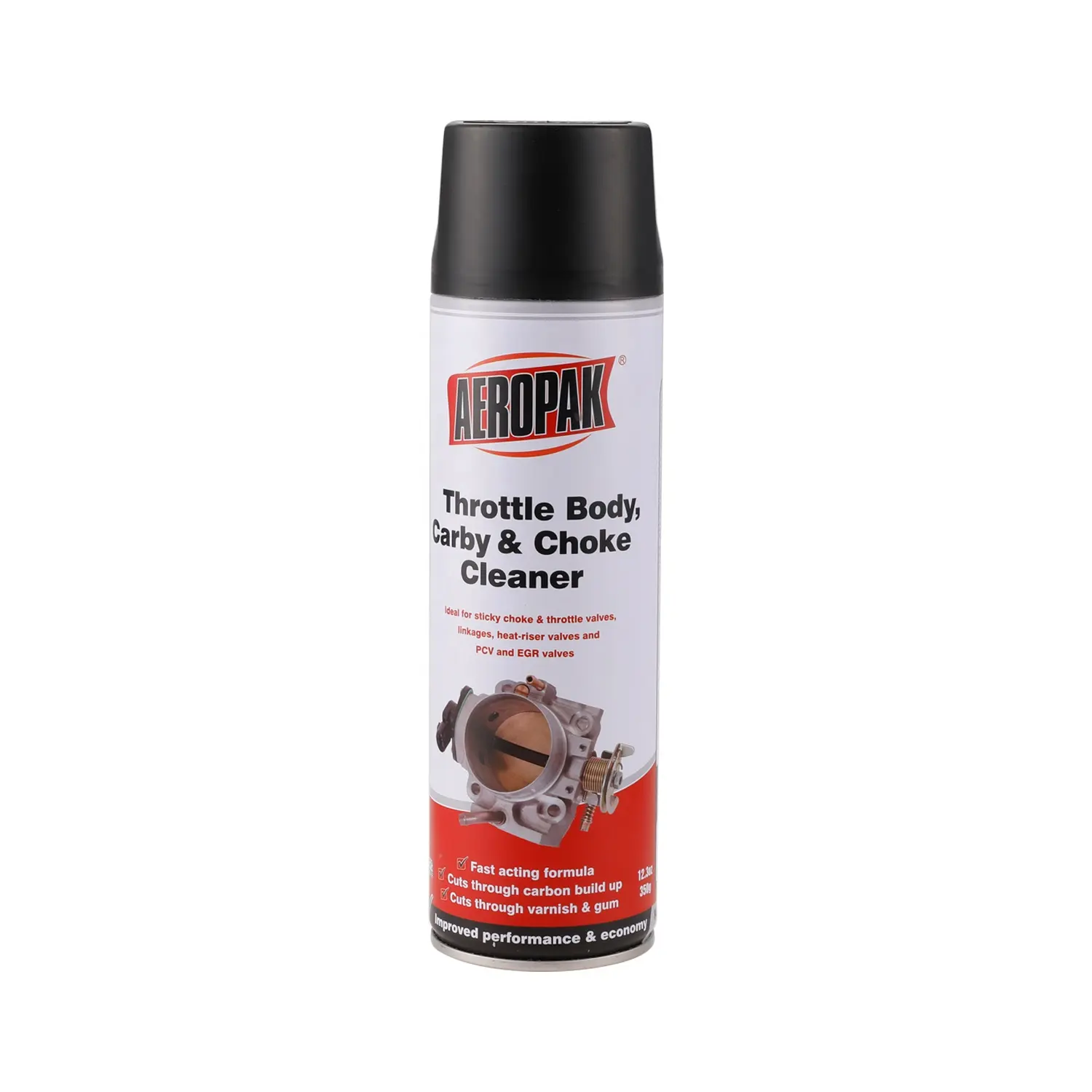AEROPAK fast acting fomula carburetor cleaning wash throttle body car choke cleaner for sticky linages PCV EGR valves
