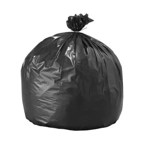ถุงขยะแบบม้วนถุงขยะโพลีเอทิลีนแบบย่อยสลายได้ถุงขยะอุตสาหกรรมสีดำขนาดใหญ่สำหรับกลางแจ้ง