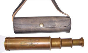 Jumelles en laiton Antique les plus vendues avec étui en cuir qualité victorien Vintage décoration de la maison télescope en métal - Product Image 4