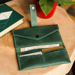 กระเป๋าสตางค์ใบยาวสีทึบมาใหม่สำหรับผู้หญิงกระเป๋าสตางค์อเนกประสงค์กระเป๋าคลัทช์หนังสำหรับผู้หญิงมีช่องเสียบบัตรหลายช่อง LWM-0318 - Product Image 1