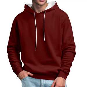 Sudadera con Capucha para Hombre, 100% Algodón, Felpa, con Bordado Personalizable, Impresión Serigrafiada, Transpirable, Diseño Otoñal - Product Image 3