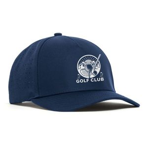 Casquettes de golf tendance et respirantes OEM d'usine avec logo personnalisé et étiquette latérale personnalisée, casquette snapback 6 panneaux pour activités de plein air - Product Image 3