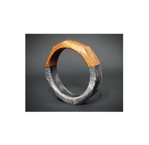 Fabricante y Exportador de Pulseras de Madera de Acacia, Joyería de Moda, Brazalete de Madera Natural, Nuevo Diseño, Hecho a Mano, Pulido - Product Image 4