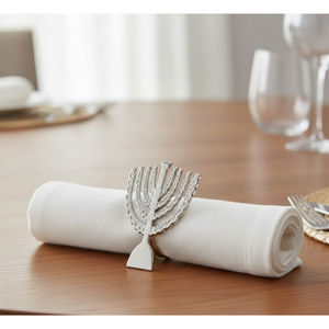 Elegant Polished <b>Silver</b> <b>Teapot</b> Napkin Rings Unique Metal Table Decor Dining Accessory For Home Restaurant Weddings Lowest Price - Product Image 4