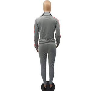 Survêtement à capuche pour homme, ensemble de jogging avec veste et pantalon de survêtement, deux pièces - Product Image 5