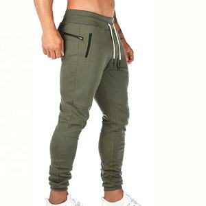 Wholesale Casual <b>Gym</b> Slim Fit Plain Drawstring <b>Mens</b> <b>Jogger</b> With Zipper Pocket Cotton Polyester Workout <b>Jogger</b> Pants - Product Image 5