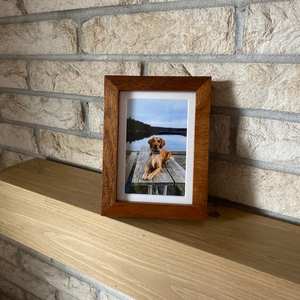 Marco de Fotos Hecho a Mano de Madera de Koa Hawaiana Sólida y Varios Tipos de Madera, Marco de Fotos Natural Creativo de Doble Cara - Product Image 5