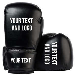 Guantes de entrenamiento de boxeo MMA de cuero más vendidos con estampado por transferencia térmica y cierre de gancho y bucle para adultos, elásticos para entrenamiento de boxeo - Product Image 3